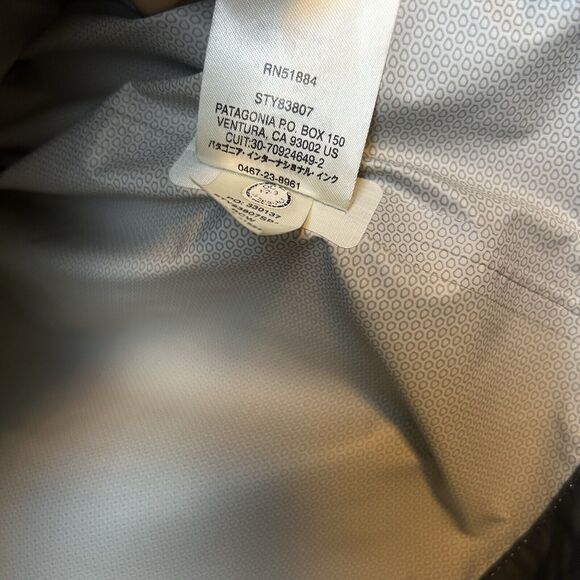 Patagonia Jacket Women’s Large White Torrentshell H2NO Full Zip Hooded Gorpcore - Picture 10 of 16